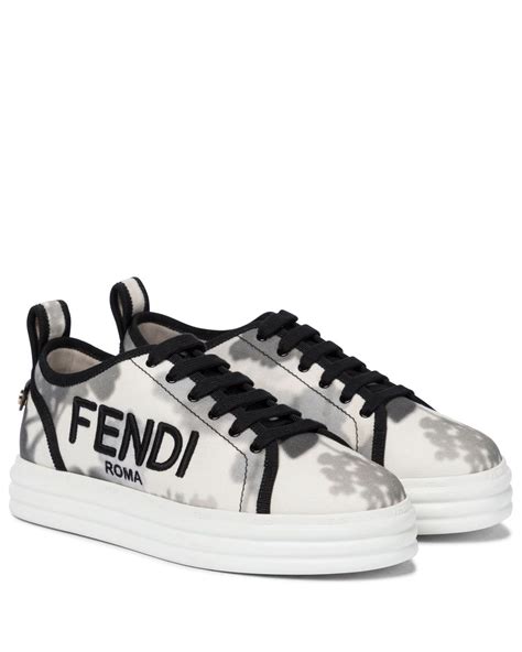 fendi sneakers platform|fendi platform sneakers.